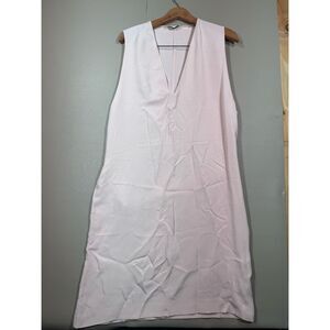 Equipment Soft Pink Silk Shift Dress